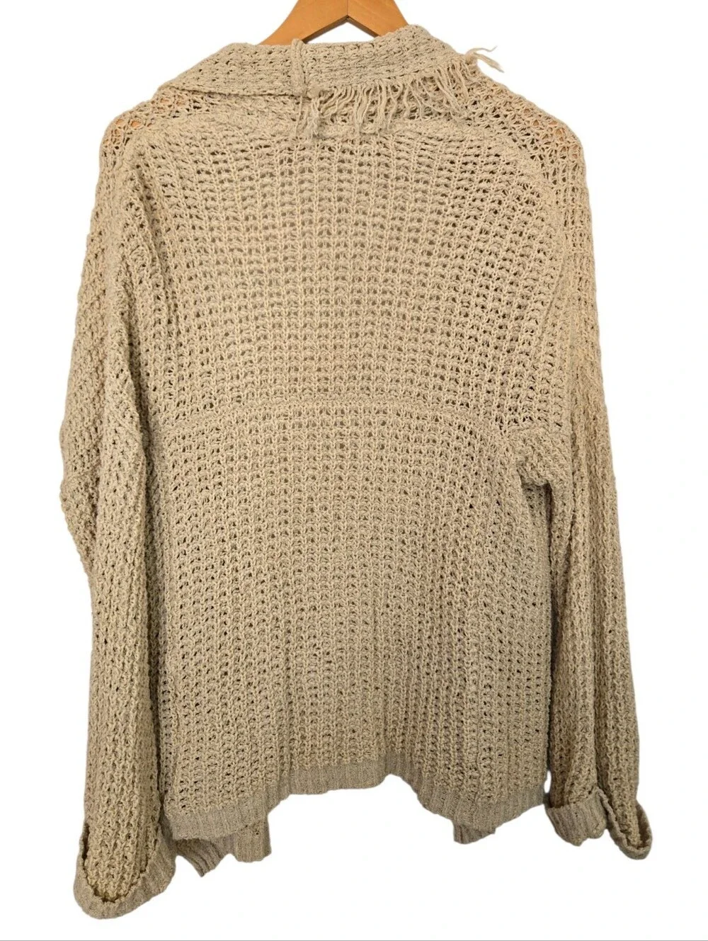 ✨ Free People Open Knit Boho Cardigan Sweater Xs